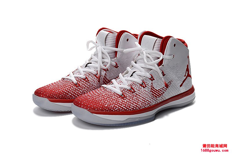 Nike 耐克 air jordan XXXI  男子运动鞋篮球鞋 男鞋 白红